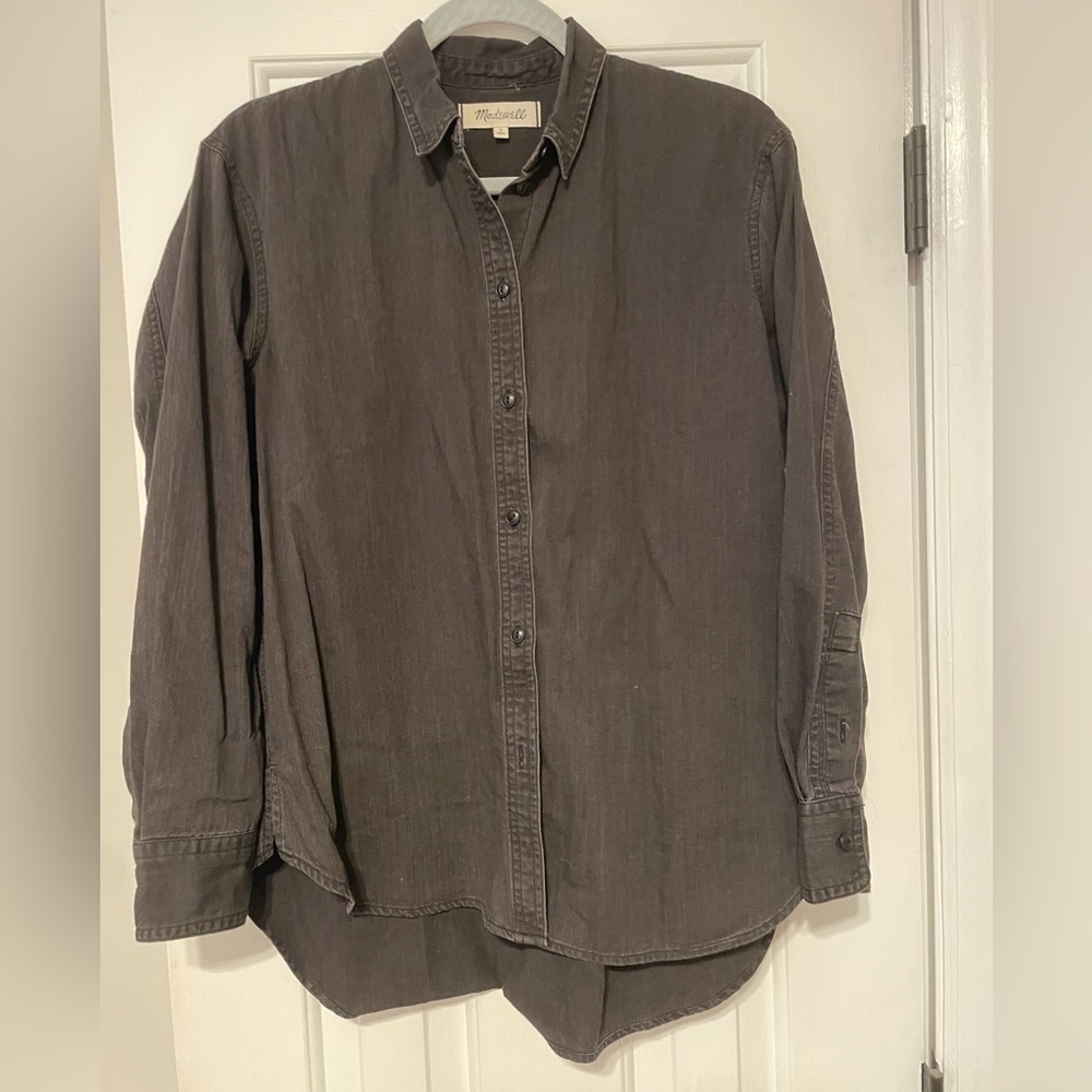 Madewell Darkwash Denim Buttondown